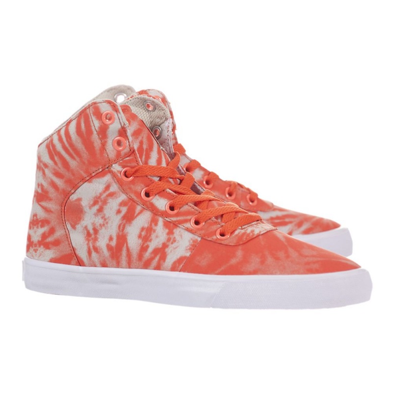 Tenis Skate Supra Cuttler Mujer Naranjas | SFLPJ1784