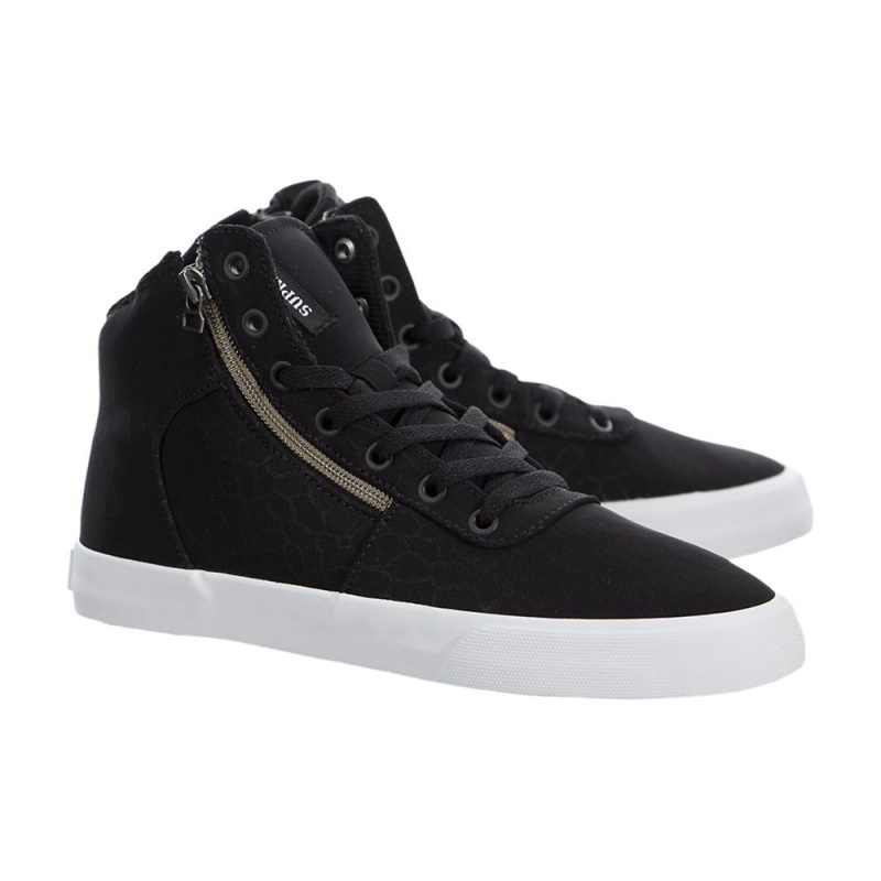 Tenis Skate Supra Cuttler Mujer Negros | PBWTY8259