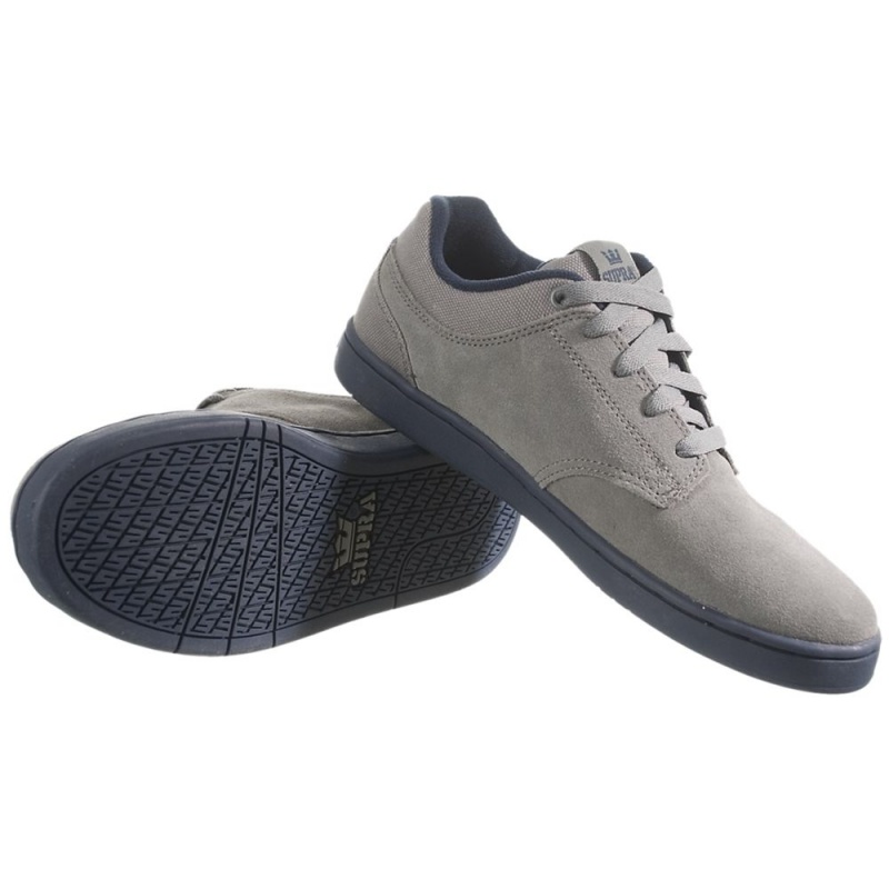 Tenis Skate Supra Dixon Mujer Grises | IUWAC5903