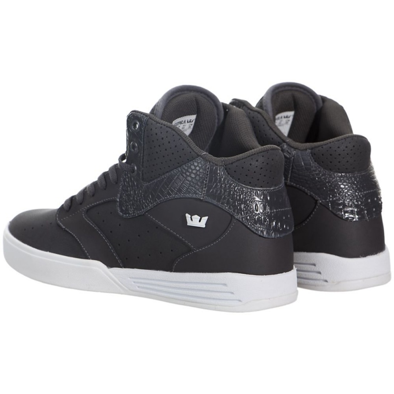 Tenis Skate Supra Khan Hombre Grises | RSCPU0385