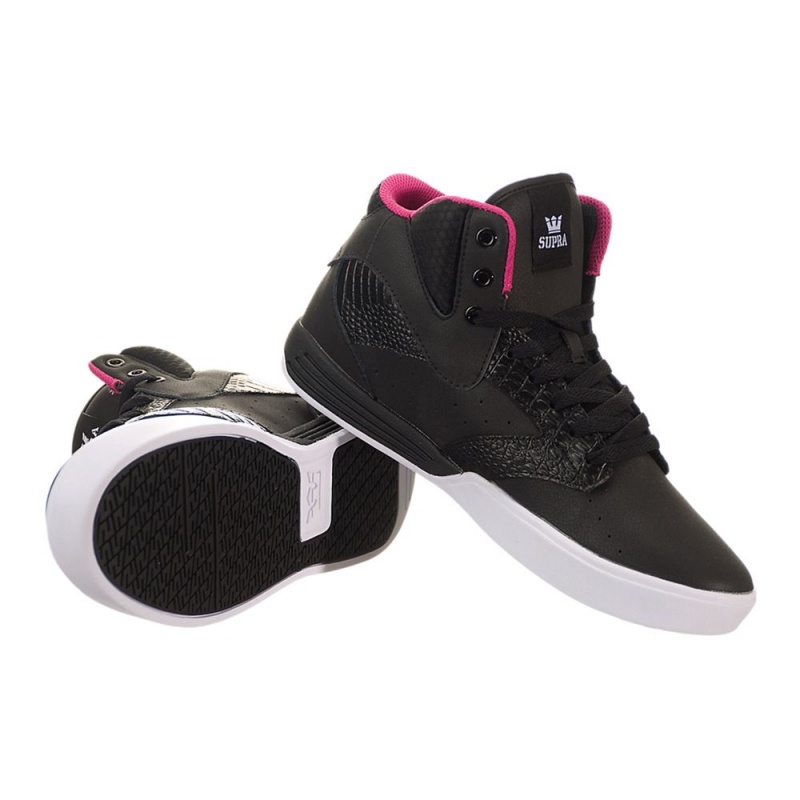 Tenis Skate Supra Khan Mujer Negros | LMQKR6407