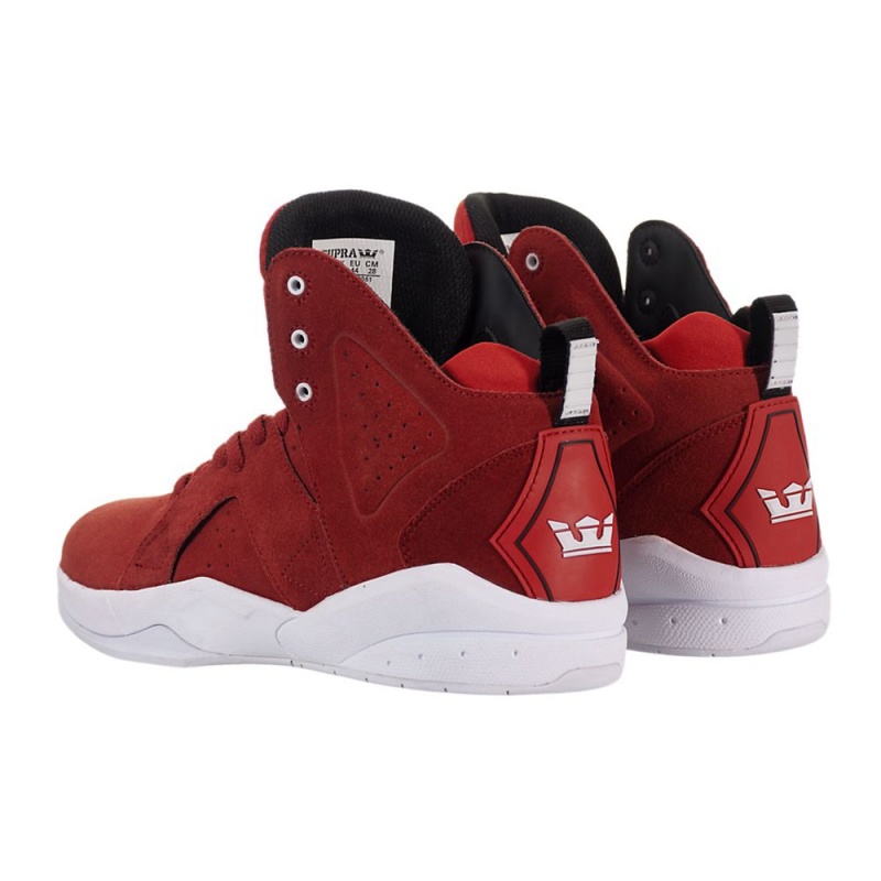 Tenis Skate Supra Magazine Hombre Rojos | PYIUV9453