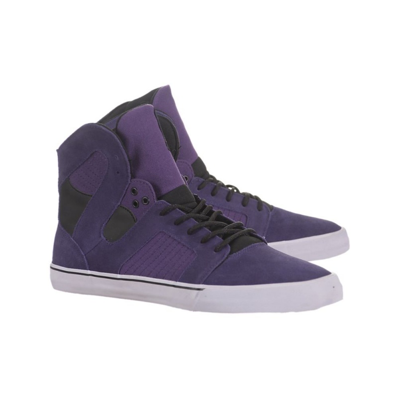 Tenis Skate Supra Pilot Mujer Morados | YBTUN5306