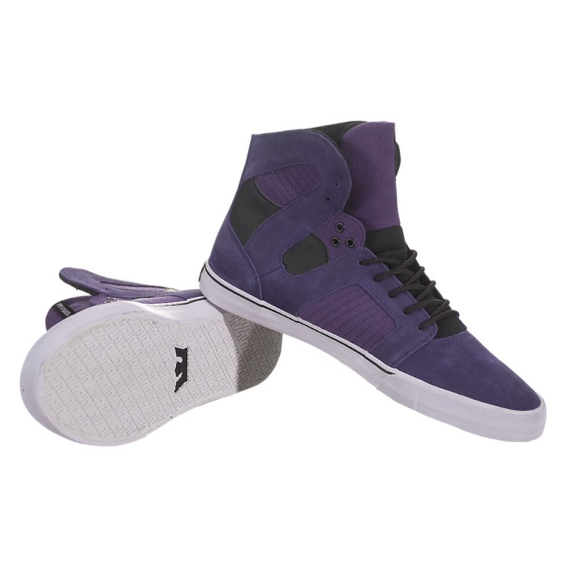 Tenis Skate Supra Pilot Mujer Morados | YBTUN5306