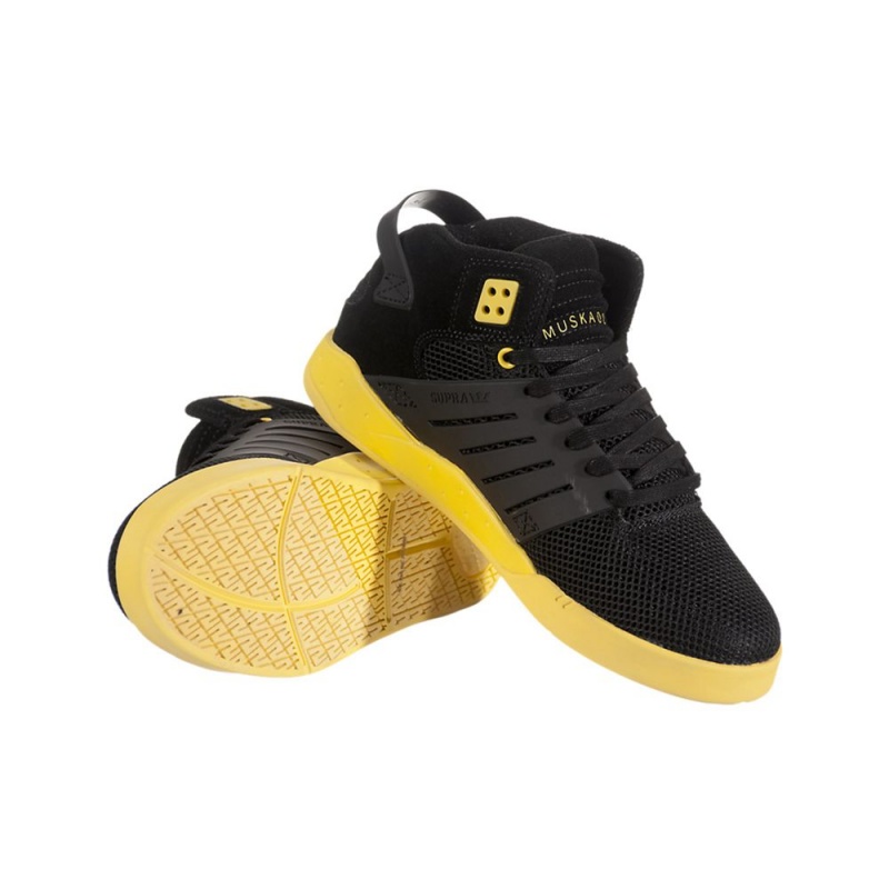 Tenis Skate Supra SkyTop III Mujer Negros | BLNKF5876