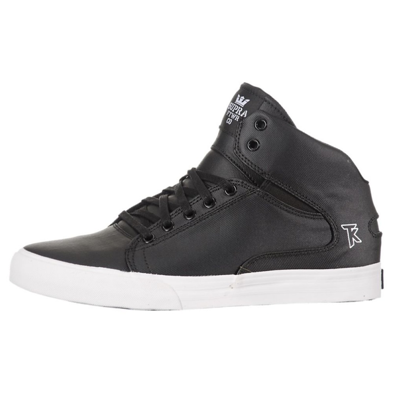 Tenis Skate Supra Society Mid Mujer Negros | XQMIS4157