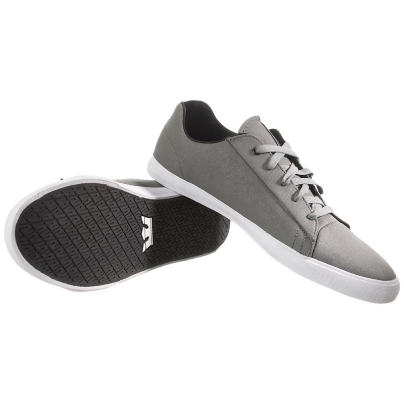 Tenis Supra Assault Hombre Grises | QRDOY5320