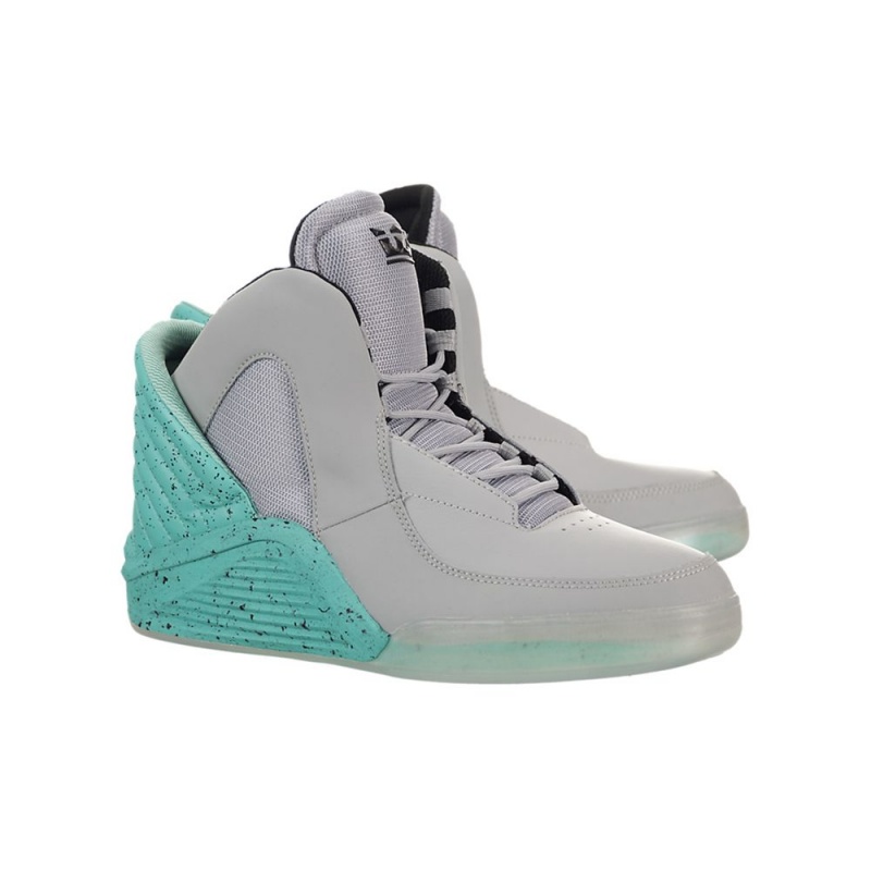 Tenis Supra Chimera x Lil Wayne Hombre Grises Turquesa | RWIDK4902