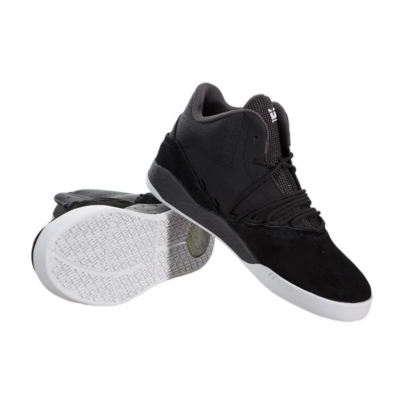 Tenis Supra Estaban Hombre Negros | PVYFD4285