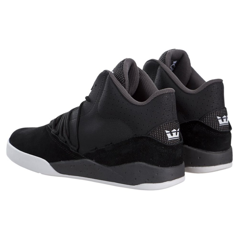 Tenis Supra Estaban Hombre Negros | PVYFD4285