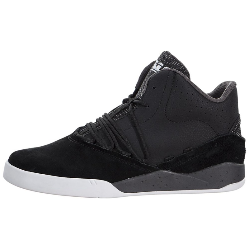 Tenis Supra Estaban Hombre Negros | PVYFD4285