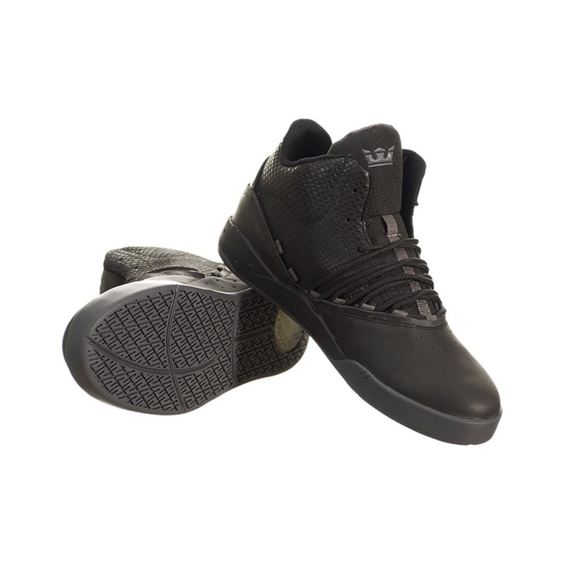 Tenis Supra Estaban Hombre Negros | SBRET0624