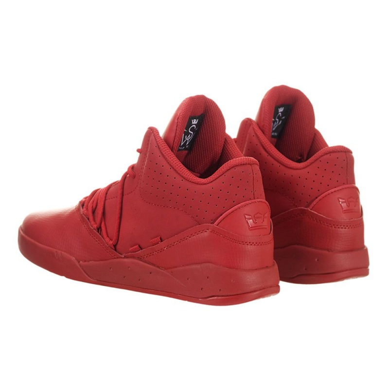 Tenis Supra Estaban Hombre Rojos | WXIYT8502