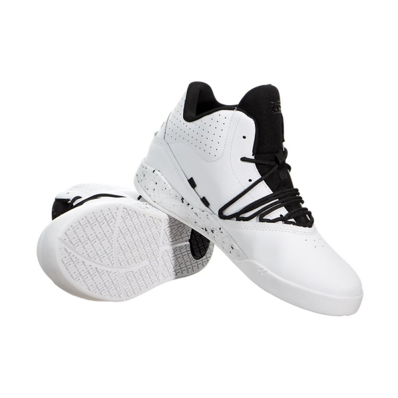 Tenis Supra Estaban Mujer Blancos Negros | DGJZH2051