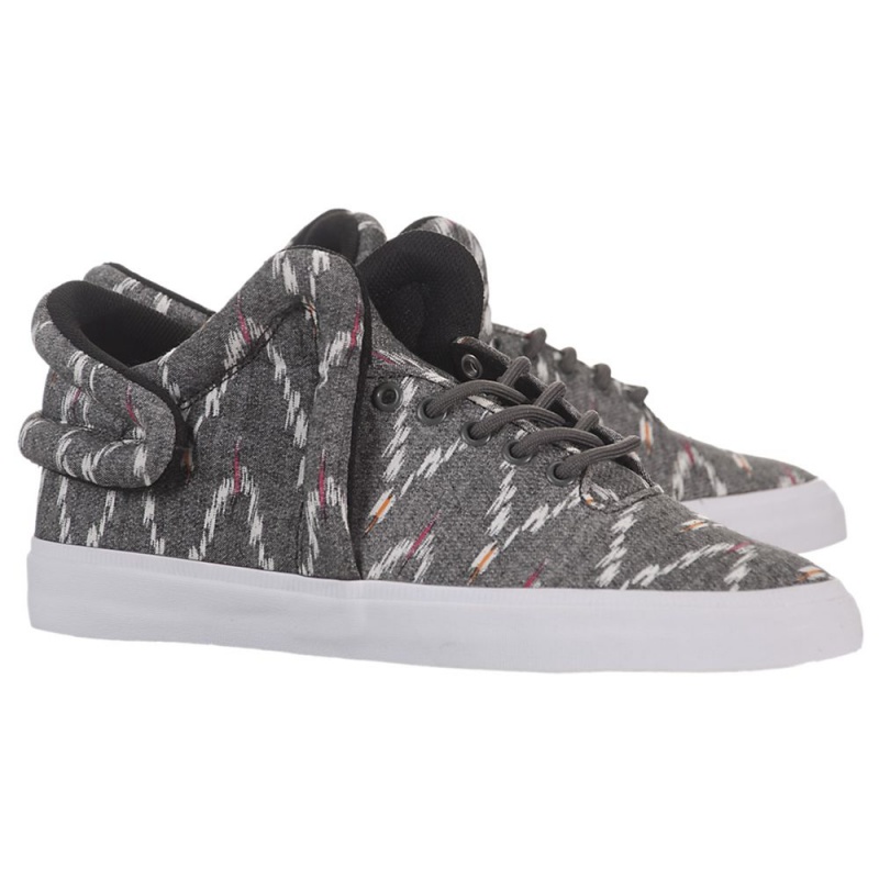 Tenis Supra Falcon Hombre Grises | IZWUF6395