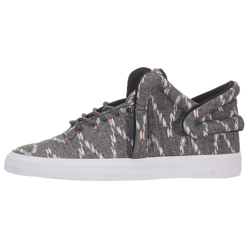 Tenis Supra Falcon Hombre Grises | IZWUF6395