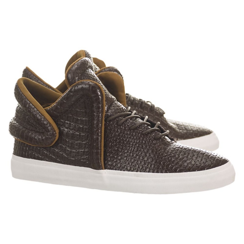 Tenis Supra Falcon Mujer Marrom | RWECN3876